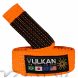 VULKAN ジュニア＆キッズ 柔術 オレンジ帯 StarPatchVersion [vk-belt-kids-star-or]