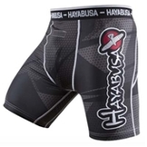 HAYABUSA  コンプレッションショーツ METARU 47 SILVER 黒 [ha-sp-st-metaru-bk]