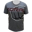 Shinkyokushinkai　新極真会/Protector & Armor　プロテクター&サポーター/KORAL Tシャツ [CAMISETA BRAND FC model]グレー赤