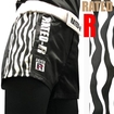 RATED-R  レイテッドアール/Fight Shorts　ファイトショーツ/RATED-R レディースファイトショーツ Zebra Model 黒白