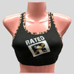 RATED-R  レイテッドアール/Sports Bra　スポーツブラ/RATED-R スポーツブラ Panther Model 黒