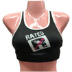 RATED-R  レイテッドアール/Sports Bra　スポーツブラ/RATED-R スポーツブラ R-Black Model 黒 白ライン