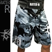 RATED-R  レイテッドアール/Fight Shorts　ファイトショーツ/RATED-R ファイトショーツ Pearl R-Camo 黒グレー迷彩