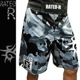 RATED-R ファイトショーツ Pearl R-Camo 黒グレー迷彩 [rr-fs-pearlrcamo-gy0013-bkgycamo]