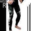 Shinkyokushinkai　新極真会/Protector & Armor　プロテクター&サポーター/RATED-R メンズ ロング コンプレッション スパッツ 黒迷彩