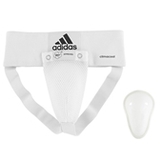 adidas アディダス WKF公認 金的ガード(ファウルカップ) 白 White [ad-pt-foulcup-adiBP06-wh]