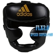 Shinkyokushinkai　新極真会/Protector & Armor　プロテクター&サポーター/adidas アディダス ヘッドガード FLX3.0 スピード （顎パッドあり）黒ゴールド