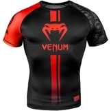 VENUM 半袖ラッシュガード Logos Model 黒赤 [vn-rg-ss-logos-03451-bkrd]