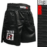 RATED-R キックパンツ（ファイトショーツ） CombatⅡ  Model  黒 [rr-fs-combat2-bk]