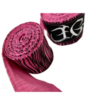Shinkyokushinkai　新極真会/Protector & Armor　プロテクター&サポーター/JIN GEAR ジンギア バンテージ ゼブラ　ピンク/黒(伸縮) Zebra Pink/Black 3m