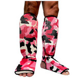 JIN GEAR Shin Guards and Instep Guards 脛・甲プロテクター ピンク迷彩 [jg-pt-shinguardsandinstep-pkcamo]