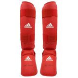 【NEW!!】adidas アディダス WKF公認 コンビネーションキック Shin and Instep Pad 赤 Red [ad-pt-shininsteppad-combinationkick-wkf-rd]