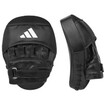 Shinkyokushinkai　新極真会/Protector & Armor　プロテクター&サポーター/adidas アディダス パンチングミット [FLX3.0 NEW Speed] (ベロクロ) 2個セット ブラック(ホワイト)