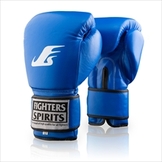 FIGHTERS SPIRITS ボクシンググローブ スタンダード 本革 ブルー [fs-gv-bx-standard-leather-bl]