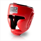 FIGHTERS SPIRITS ヘッドギア スタンダード 本革 レッド [ad-pt-headgear-standard-rd]