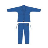 ALMA 柔術衣 [Simple Model] 国産 Made in Japan 2024年IBJJFルール準拠　青 Blue [al-k-simple-japan-ibjjf2024-bl]