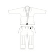 /ALMA 柔術衣 [Simple Model] 国産 Made in Japan 2024年IBJJFルール準拠　白 White