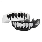 BATTLE マウスピース Mouth Guard Fang Type 2個セット 2-piece pak ブラック＋ホワイト [bt-pt-mouthguard-fang-2pc-bkwh]