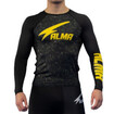 ALMA　アルマ/Rashguard　ラッシュガード/ALMA 長袖ラッシュガード Thunder Camo 日本製 Made in Japan 緑黒黄 Green/Black/Yellow