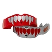 BATTLE　バトル/BATTLE マウスピース Mouth Guard Fang Type 2個セット 2-piece pak レッド＋シルバー