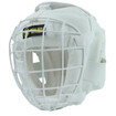 Shinkyokushinkai　新極真会/Martial World ヘッドガード 鉄網面付き Head Guard w/Metal Face Shield JFKO/WFKO 白 White