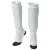 Martial World レッグサポーター Leg Supporter JFKO/WFKO  白 White   [mw-pt-legsupporter-lg40-jfko-wh]