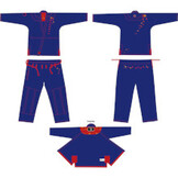 [先行予約販売] JIN GEAR 柔術衣 Bjj Gi Momiji Light Model #102 青 Blue  [jg-k-momiji-light-102-bl]