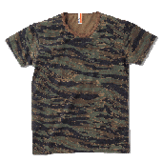 ミリタリー 迷彩 Ｔシャツ Tiger Model [UA-T-1970-62OZ-CAMO-TIGER]