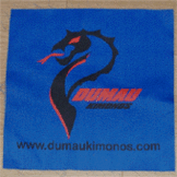 DUMAU 布パッチ 青 [DU-PATCH-LOGO-BL]