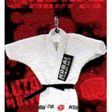 KORAL KEYRING 道衣型キーホルダー 白 [KO-KEY]