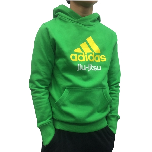 ワンコインsale中 Adidas アディダス パーカー キッズ ジュニア Jiu Jitsu Model ブラジリアングリーン Ad Hd Jr