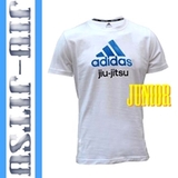 【ワンコインセール中！】adidas Tシャツ ジュニア [jiu-jitsu model] ホワイト [ad-t-jr-jj-14-wh]