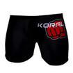 KORAL　コラル /Fight Shorts　ファイトショーツ/KORAL ファイトスパッツ [Fight Power Fistモデル] 黒赤/グレーライン
