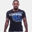 KORAL　コラル /T-shirt　Ｔシャツ/KORAL Tシャツ [CAMISETA BRAND INTERNATIONAL model] 黒青