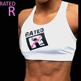 RATED-R スポーツブラ R-White Model 白 [rr-sb-rwhite-whpk]