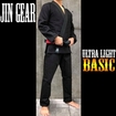 /JIN GEAR 柔術衣 Ultra Light Basic Model 黒