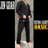 JIN GEAR 柔術衣 Ultra Light Basic Model 黒 [jg-k-ultralightbasic-18-bk]