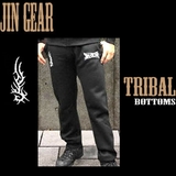 JIN GEAR Tribal Model スウェットパンツ　黒 [jg-pants-tribal-bk]