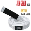 /JIN GEAR 柔術帯 Entry (黒ラベル) Model 白