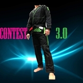 【SALE】adidas 柔術衣 [Contest 3.0 Model] 黒ソーラーライム Black/Solar Lime [ad-k-contest-30-19-bksolarlime]