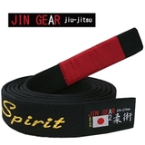 JIN GEAR 柔術帯 Japan Model 黒 Spirit [jg-bt-japan-spirit-bk]