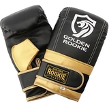 Golden Rookie パンチンググローブ ユーロファイター　黒ゴールド  合成皮革 [gr-gv-punching-eurofighter-bkgd]