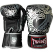 TWINS　ツインズ/Gloves　グローブ/TWINS ボクシング グローブ 本革 Dragon Model 黒シルバー 