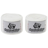 ワールドチャンプ World Champ ライクラ/スパンデックス バンテージ [Lycra/Spandex Hand Wrap] 伸縮性　白 4m [wc-pt-handwrap-lycra-wh-4m]