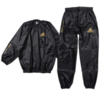 /【NEW!!】adidas アディダス サウナスーツ [トップス+パンツセットアップ] Sauna Suits 黒 Black