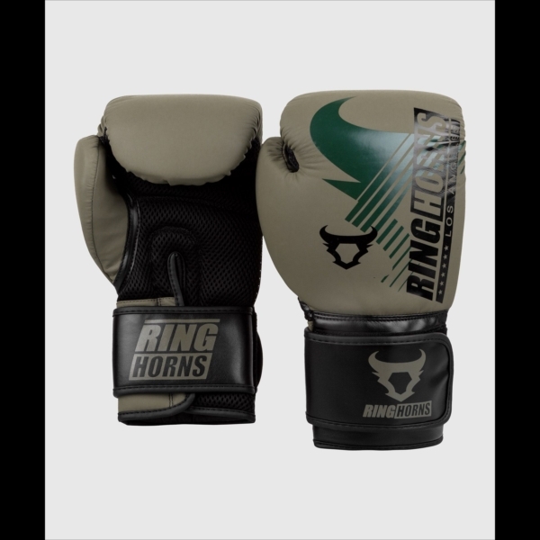 RING HORNS ボクシンググローブ [Charger MX Model] カーキ黒[rh-gv-boxing-charger-khakibk]