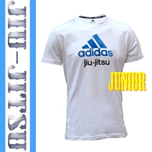 【ワンコインセール中！】adidas Tシャツ ジュニア [jiu-jitsu model] ホワイト