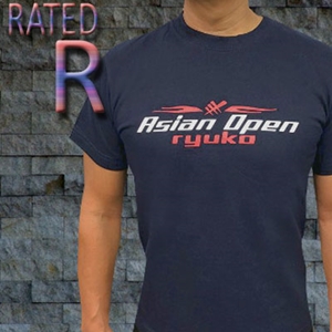 RATED-R Tシャツ [Asian Open RYUKO Model] ネイビーブルー