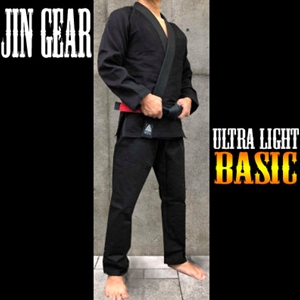 JIN GEAR 柔術衣 Ultra Light Basic Model 黒