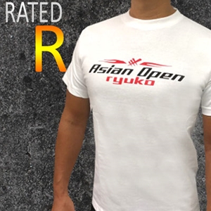 RATED-R Tシャツ [Asian Open RYUKO Model] 白 White
